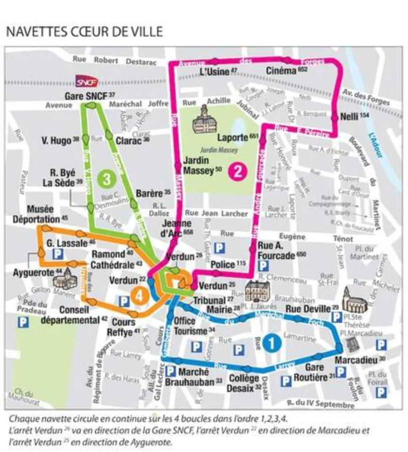شقة Cap Sud - 53M2- Vue Pyrenees- Hypercentre-Wifi Fibre -Nouvelle Literie تارْب المظهر الخارجي الصورة